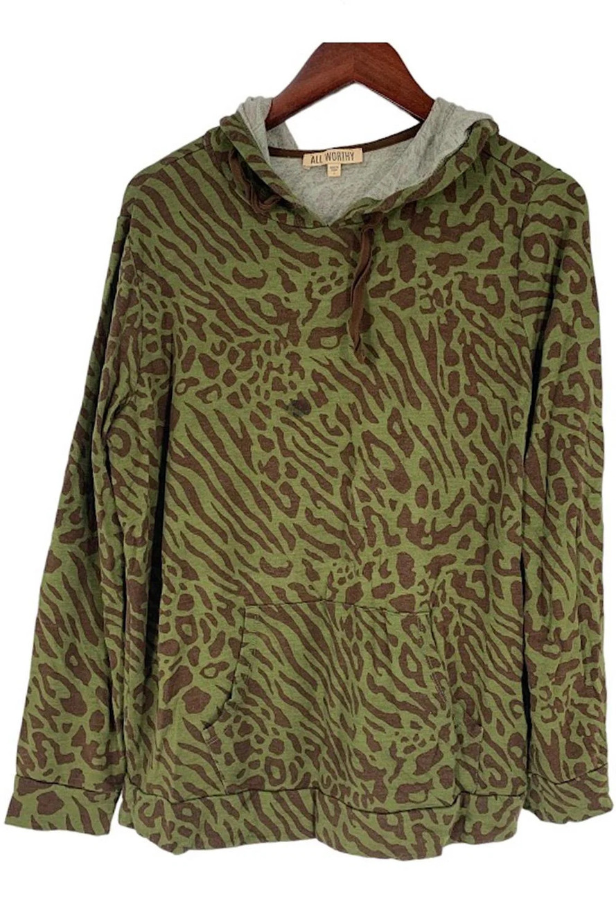 All Worthy Hunter Mcgrady French Terry Hoodie Olive - Regular